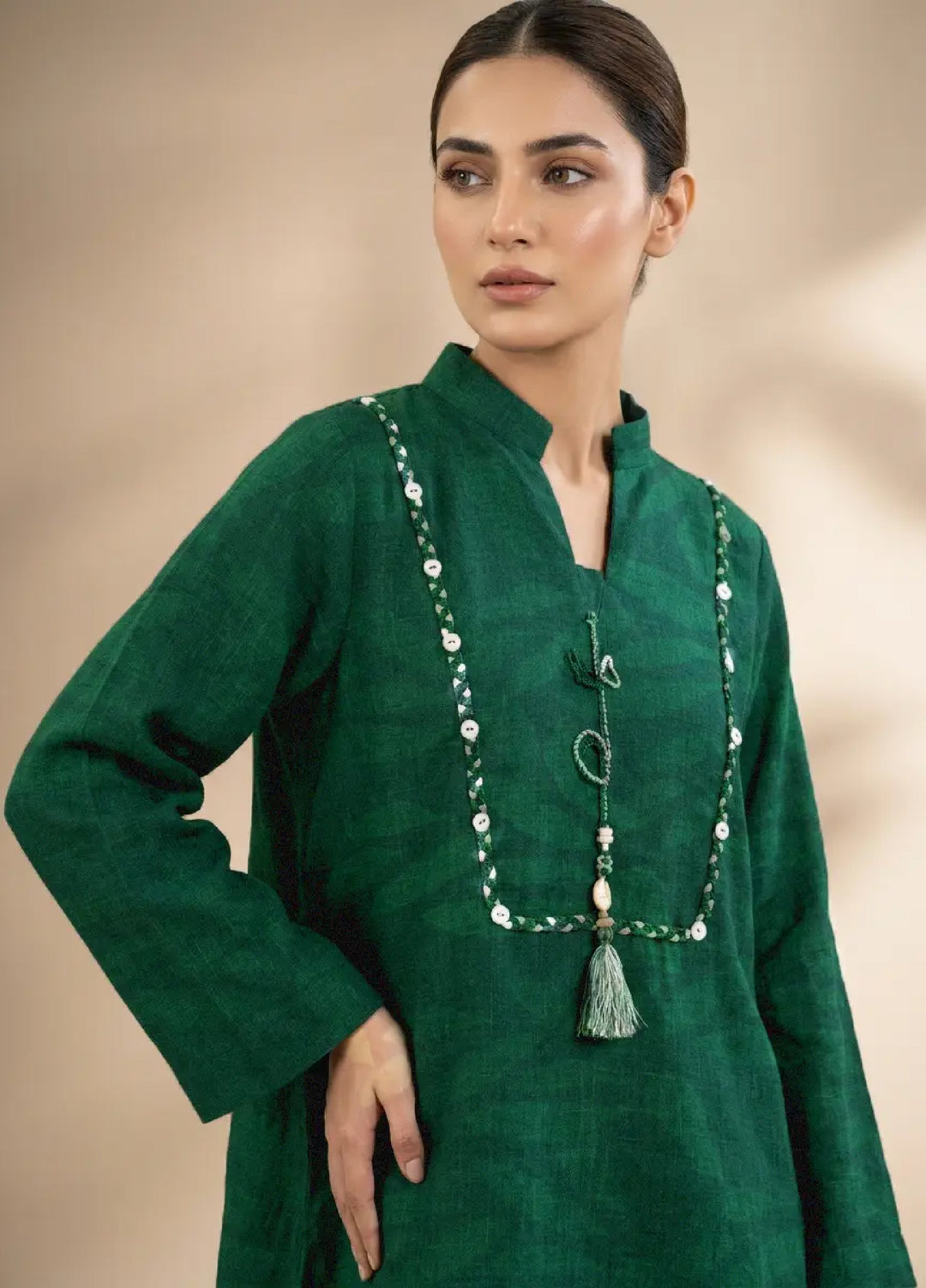 Menaal Women RTW Printed Jacquard 2 Piece Suit AVELOR - Casual Collection