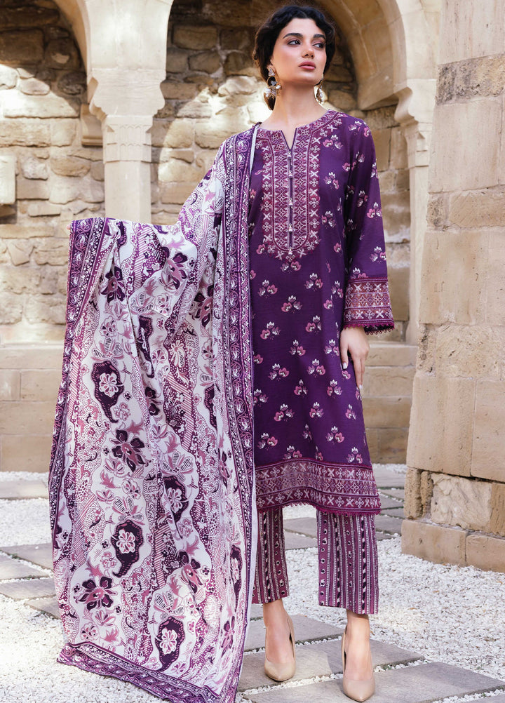 Meerak Pret Embroidered Khaddar 3 Piece Amora - Winter Collection