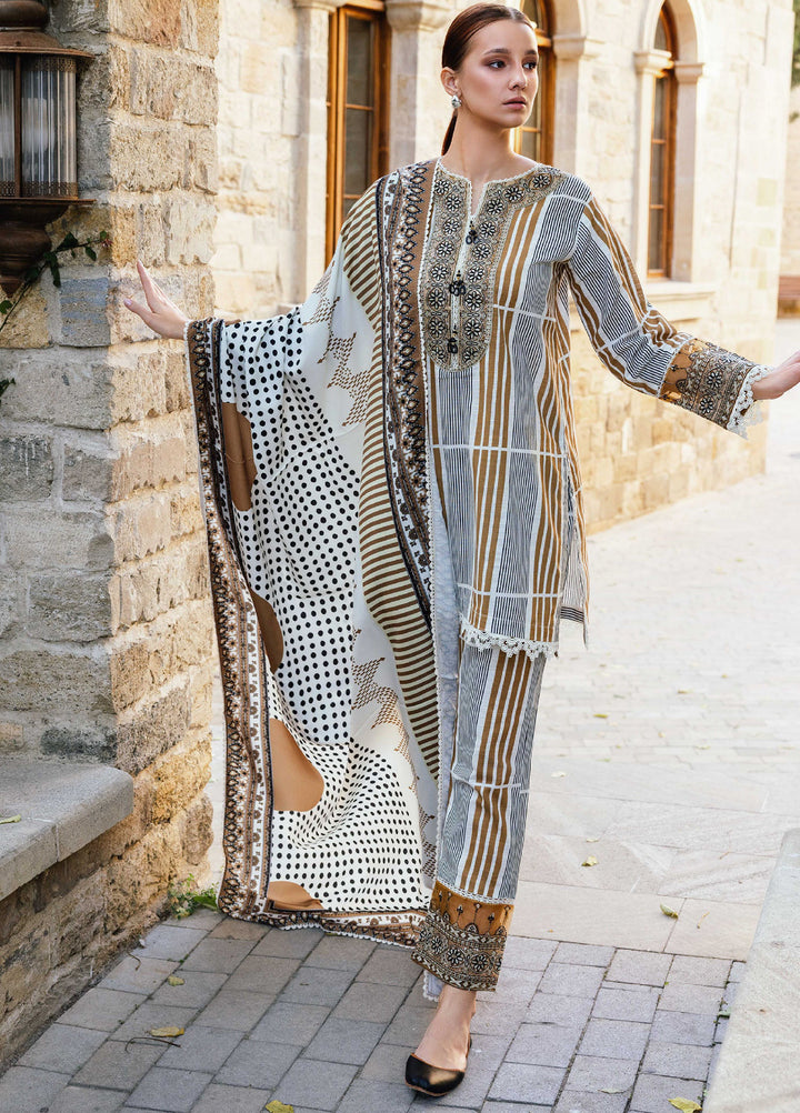 Meerak Pret Embroidered Khaddar 3 Piece Opus - Winter Collection