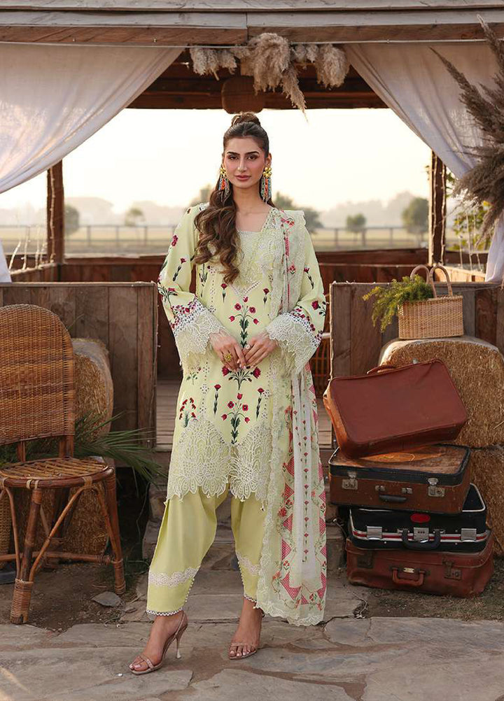 Sardinia Unstitched Embroidered Lawn 3 Piece Suit SRD26ULF D-12 SUNLIT - Festive Collection