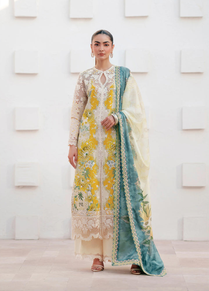 Sunspell by Afrozeh Unstitched Embroidered Lawn 3 Piece Suit AF26USL LIORAE ZWU-0112-3PO - Festive Collection