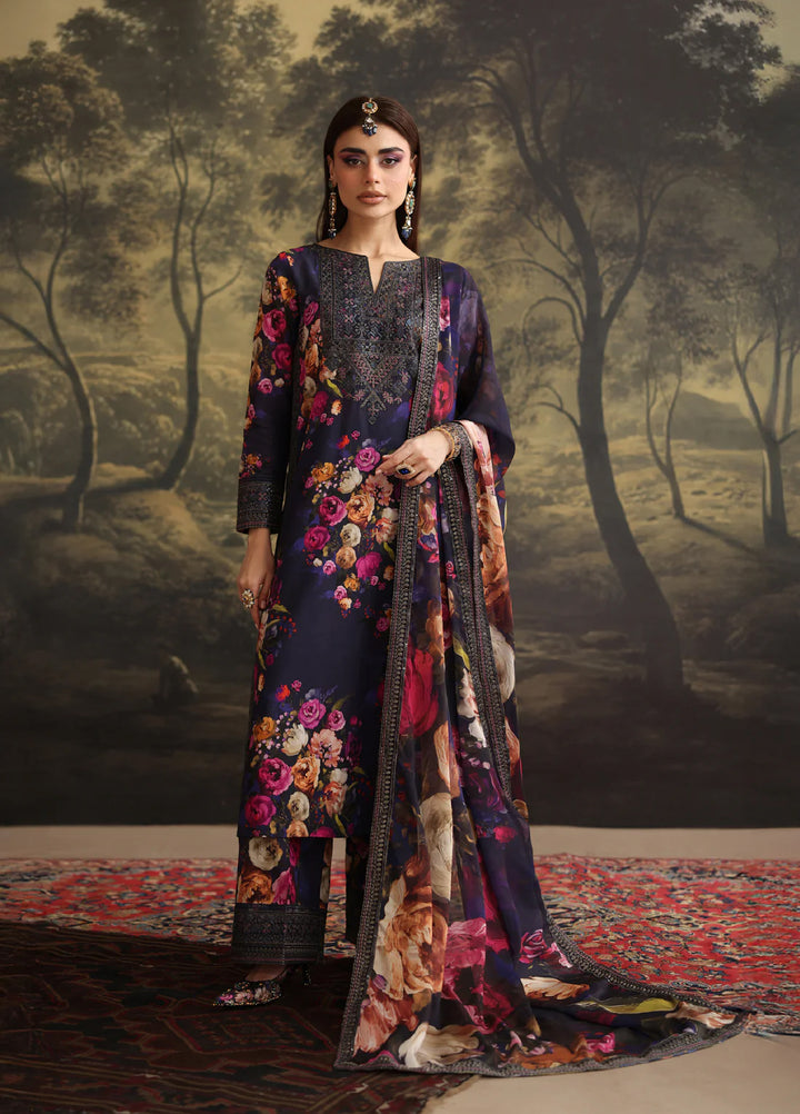 Rehana by Humjoli Pret Embroidered Lawn 3 Piece Blue Days - Festive Collection