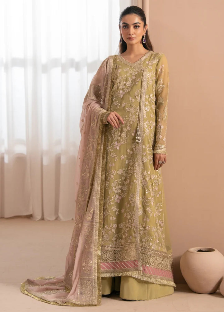 Xenia Formals Unstitched Embroidered Chiffon 3 Piece Suit Nivvi XF-1158 - Festive Collection