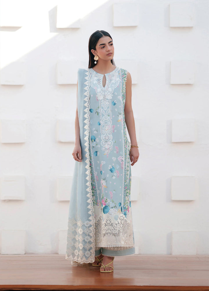 Sunspell by Afrozeh Unstitched Embroidered Lawn 3 Piece Suit AF26USL ROSYRA ZWU-0120-3PO - Festive Collection
