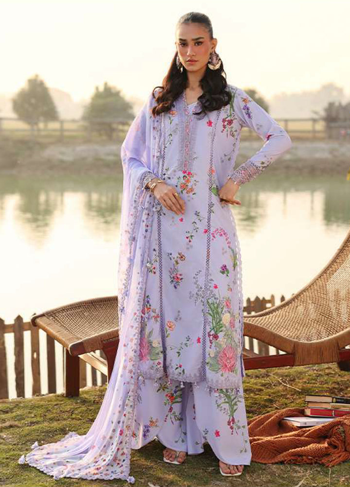 Sardinia Unstitched Embroidered Lawn 3 Piece Suit SRD26ULF D-10 MEADOW - Festive Collection