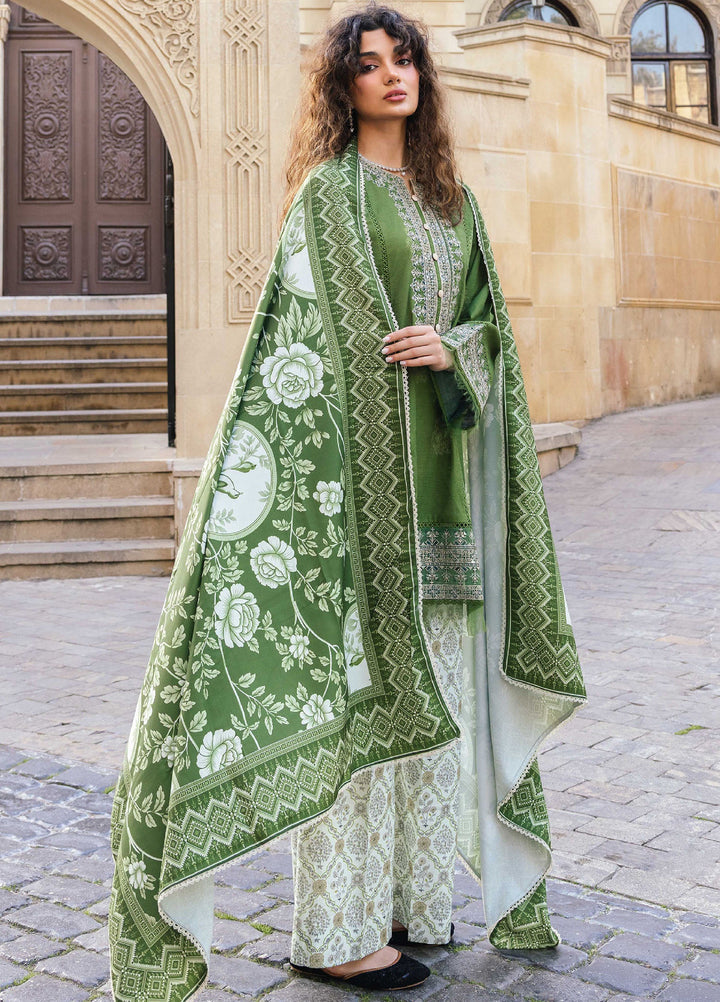 Meerak Pret Embroidered Khaddar 3 Piece Elan - Winter Collection