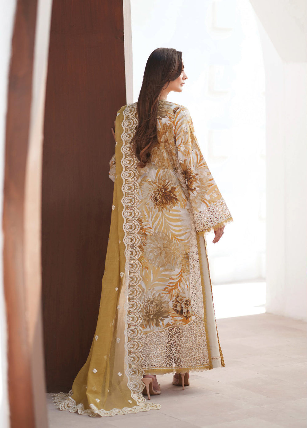 Sunspell by Afrozeh Unstitched Embroidered Lawn 3 Piece Suit AF26USL CALYRA ZWU-0119-3PO - Festive Collection