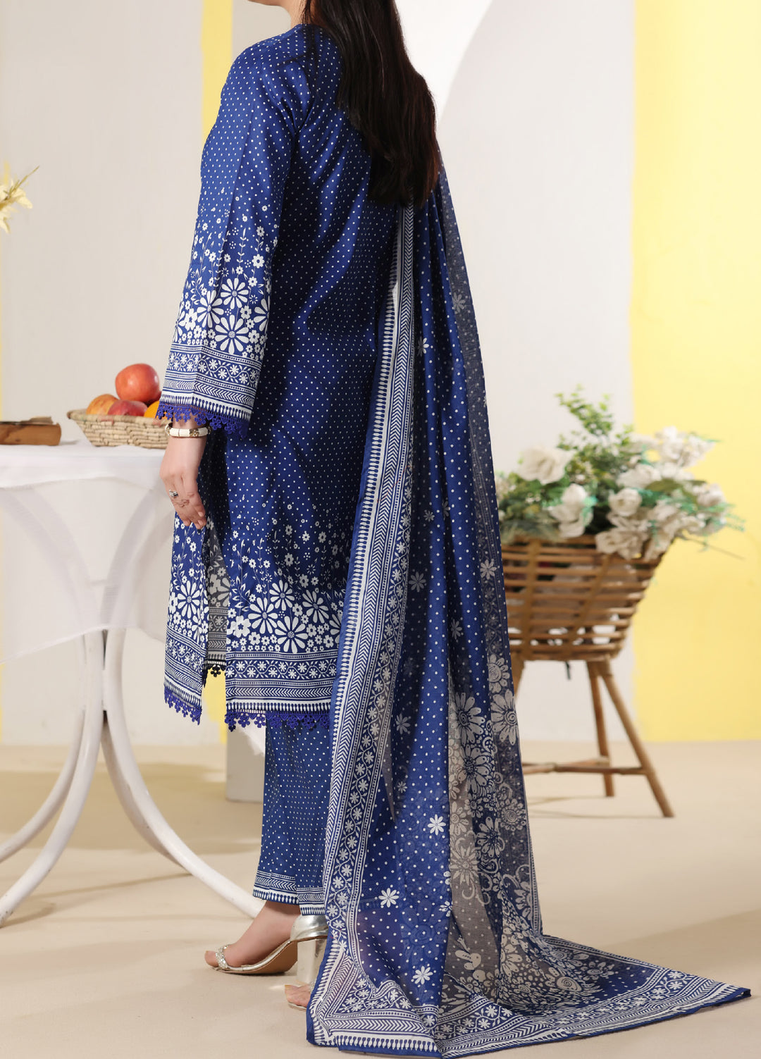 Daman Exclusive by VS Textiles Unstitched Printed Lawn 3 Piece Suit VS26UDE V2: 796 - Summer Collection