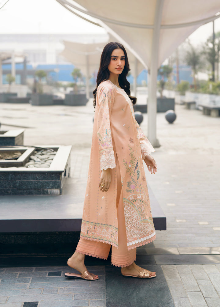 Zync by Florent Unstitched Embroidered Lawn 3 Piece Suit FL26ZU FZ-7A - Summer Collection