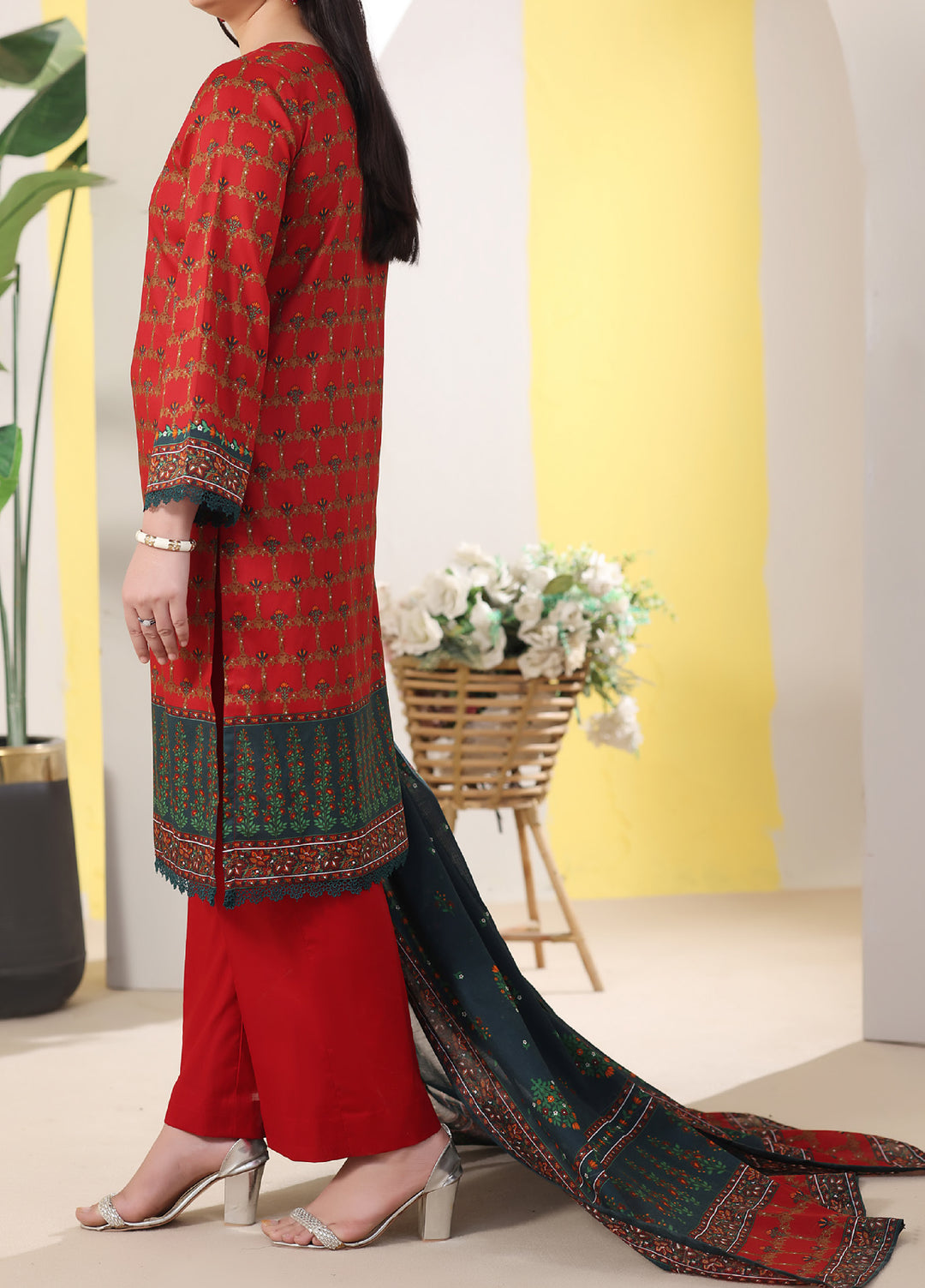 Daman Exclusive by VS Textiles Unstitched Printed Lawn 3 Piece Suit VS26UDE V2: 795 - Summer Collection