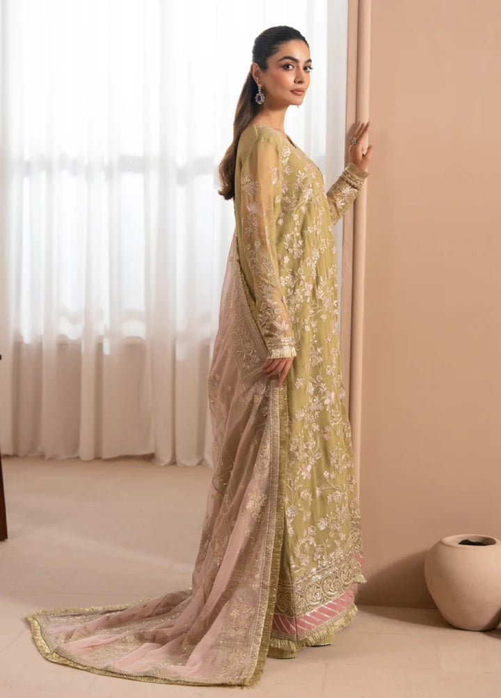 Xenia Formals Unstitched Embroidered Chiffon 3 Piece Suit Nivvi XF-1158 - Festive Collection