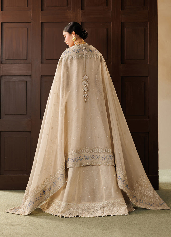 Baroque Unstitched Embroidered Lawn 3 Piece Suit BQ26ULE EL26-D03 - Eid Collection