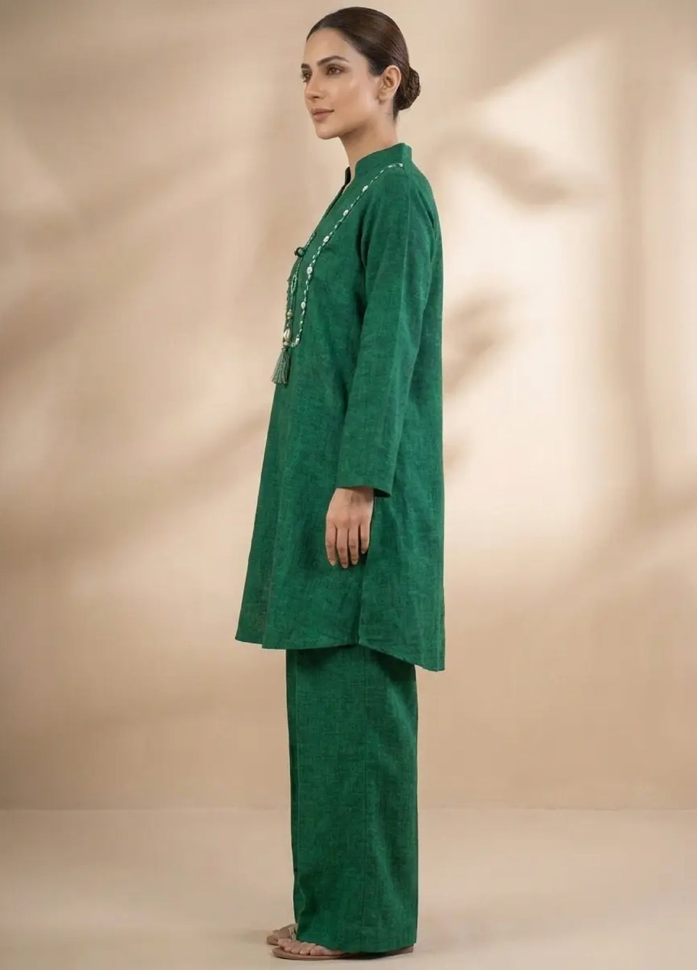 Menaal Women RTW Printed Jacquard 2 Piece Suit AVELOR - Casual Collection
