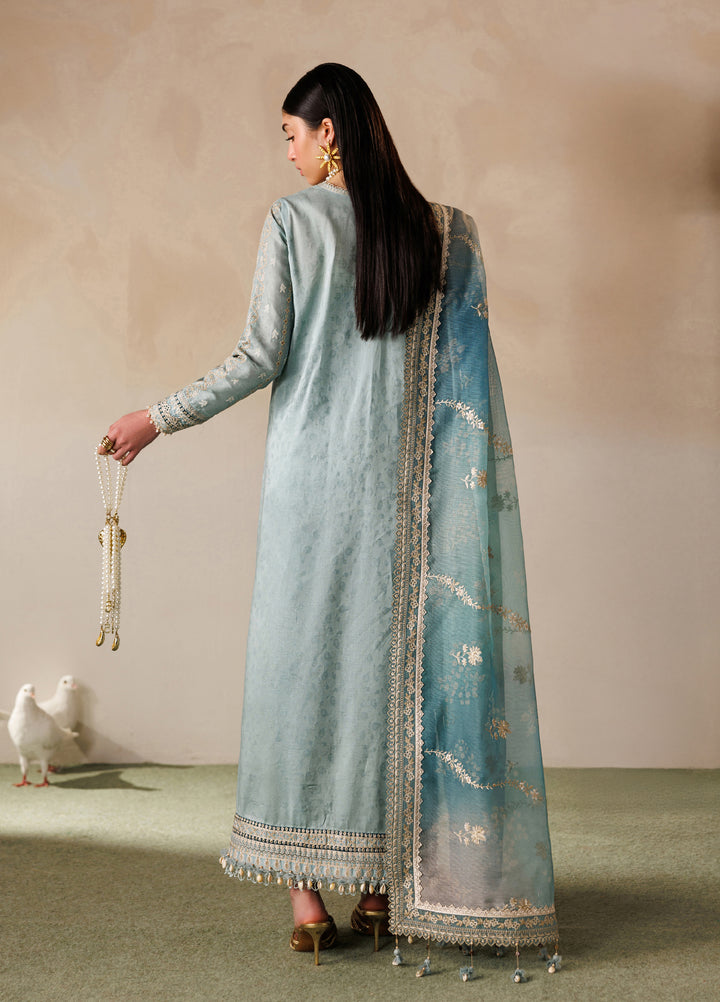 Baroque Unstitched Embroidered Lawn 3 Piece Suit BQ26ULE EL26-D01 - Eid Collection