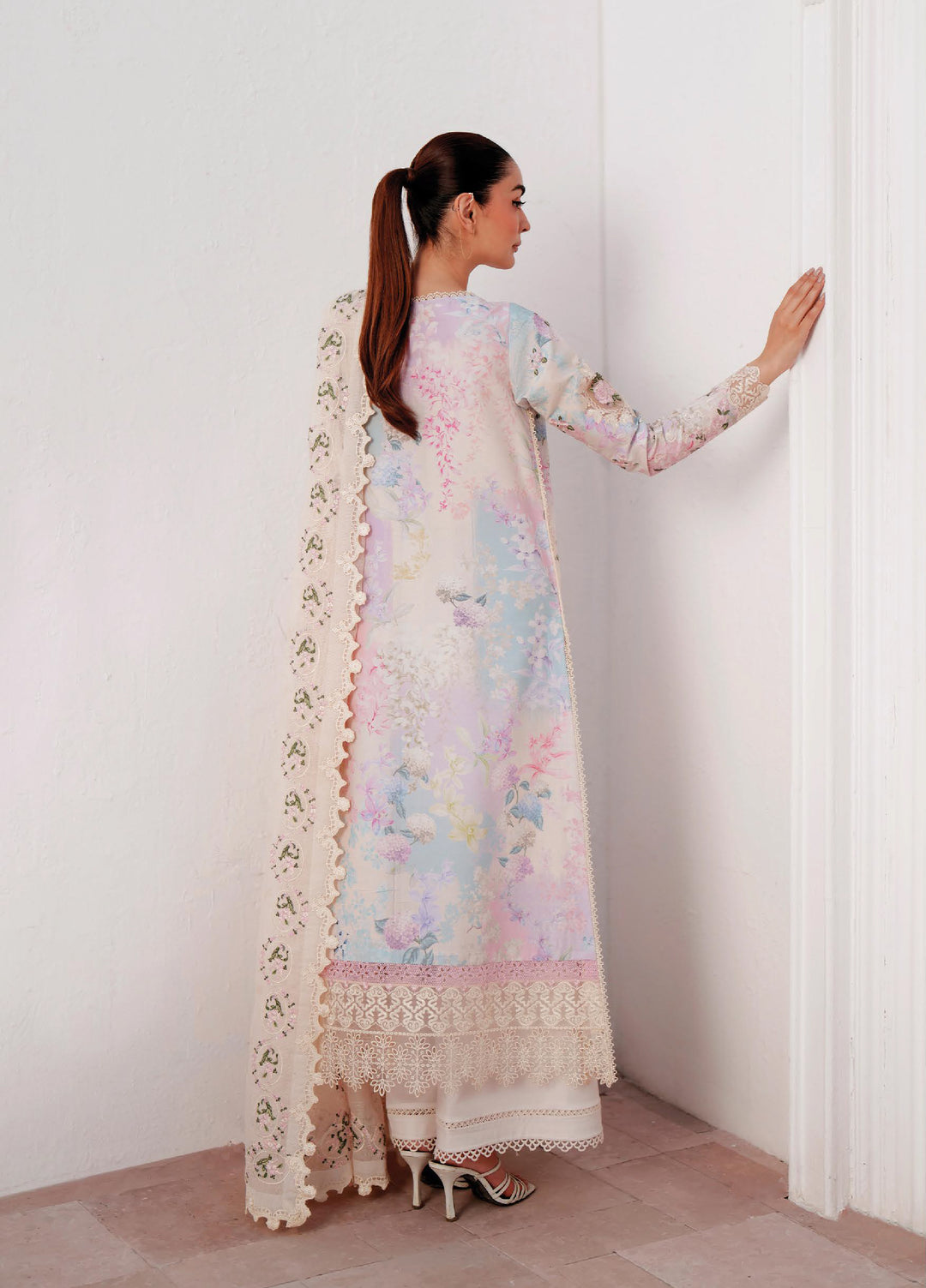 Sunspell by Afrozeh Unstitched Embroidered Lawn 3 Piece Suit AF26USL SOLITHÉ ZWU-0115-3PO - Festive Collection