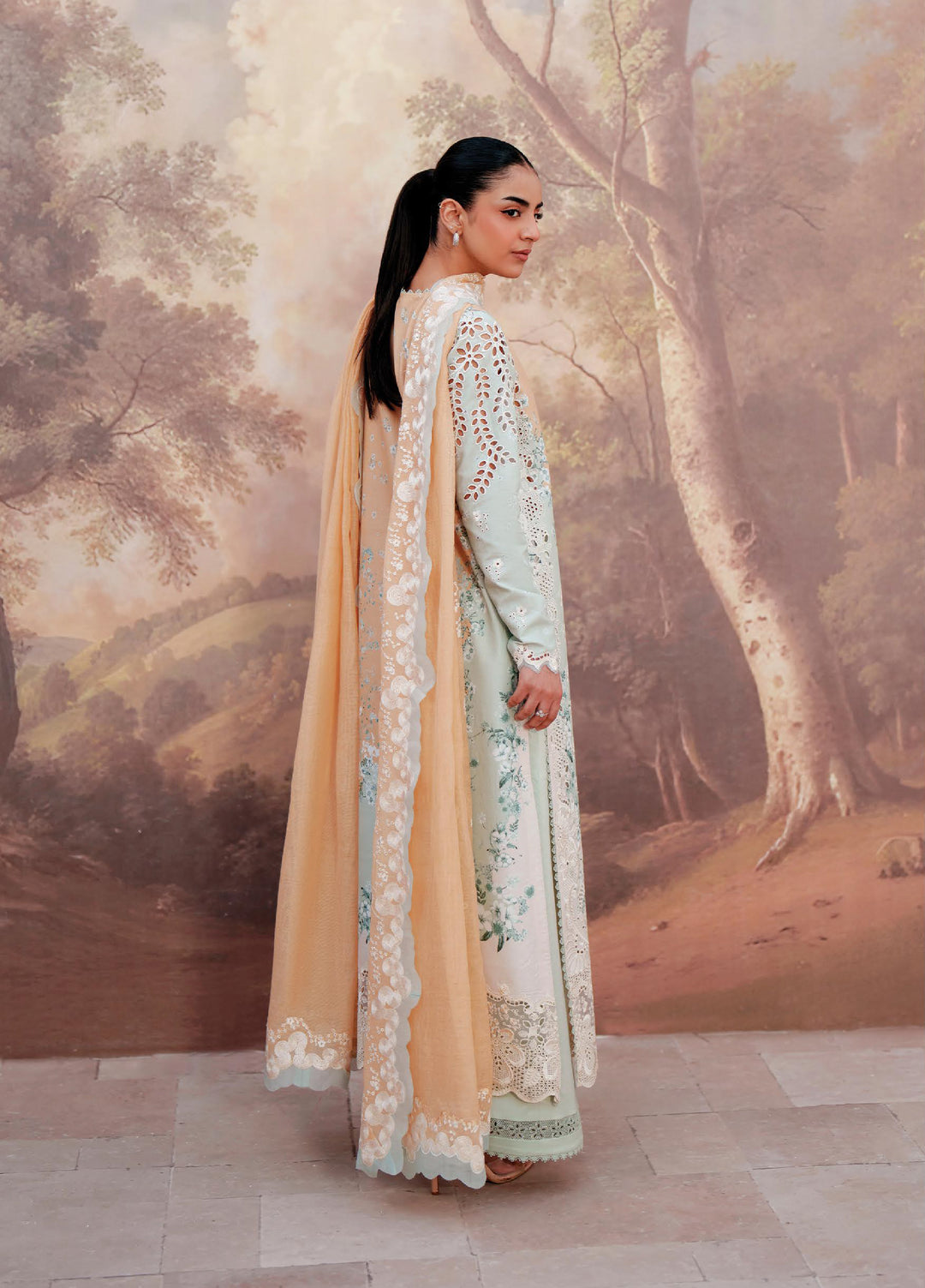 Sunspell by Afrozeh Unstitched Embroidered Lawn 3 Piece Suit AF26USL VELYRA ZWU-0114-3PO - Festive Collection