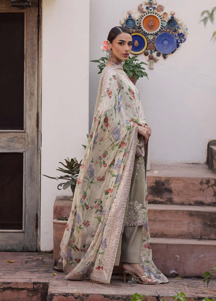 Maya by Nureh Unstitched Velvet Embroidered 3 Piece Suits NU25MV NW-119 - Festive Collection