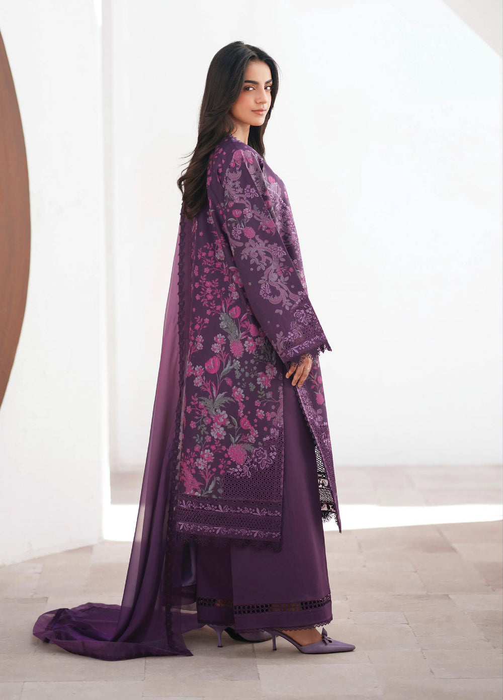 Sunspell by Afrozeh Unstitched Embroidered Lawn 3 Piece Suit AF26USL AVENOR ZWU-0111-3PO - Festive Collection