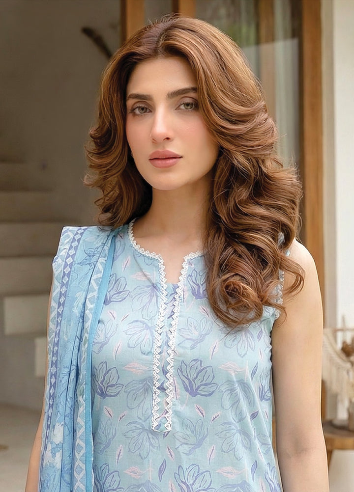 Summer Prints by Lakhany Unstitched Printed Lawn 3 Piece Suit LSM26USP LG-SG-0105 - Summer Collection