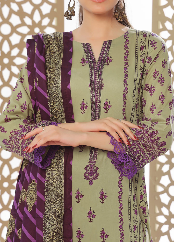 Daman Exclusive by VS Textiles Unstitched Printed Lawn 3 Piece Suit VS26UDE V2: 794 - Summer Collection