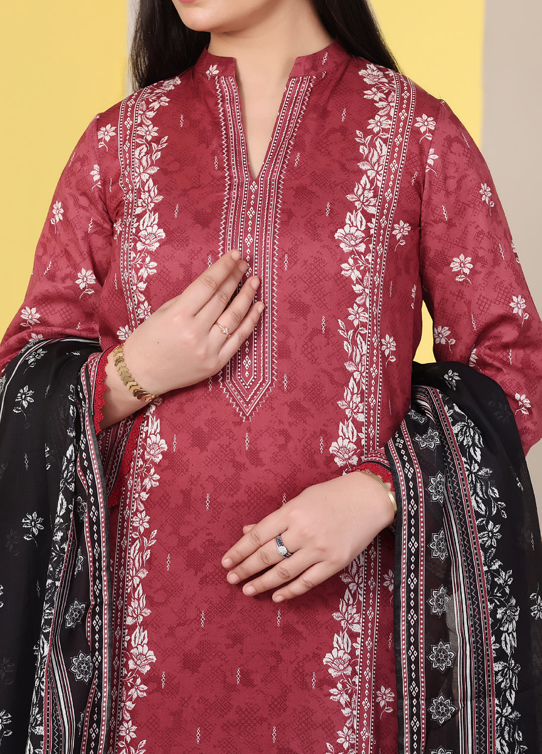 Daman Exclusive by VS Textiles Unstitched Printed Lawn 3 Piece Suit VS26UDE V2: 790 - Summer Collection