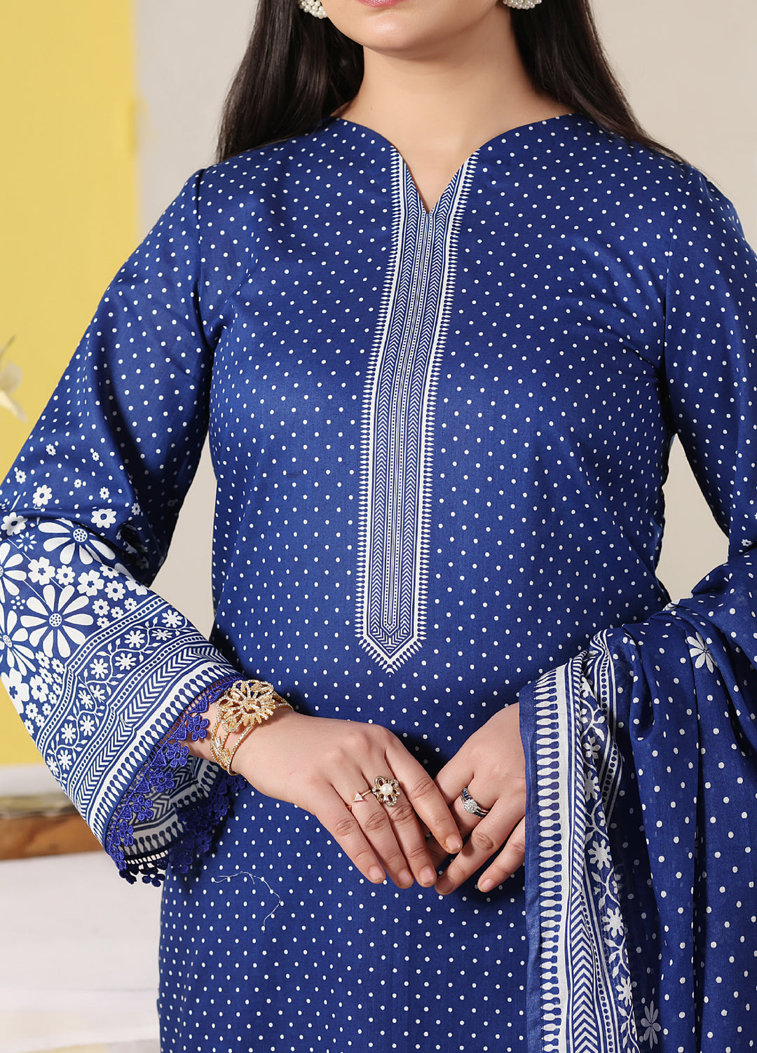 Daman Exclusive by VS Textiles Unstitched Printed Lawn 3 Piece Suit VS26UDE V2: 796 - Summer Collection