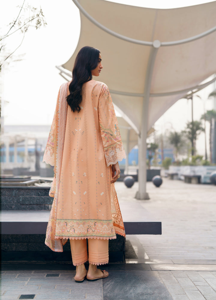 Zync by Florent Unstitched Embroidered Lawn 3 Piece Suit FL26ZU FZ-7A - Summer Collection