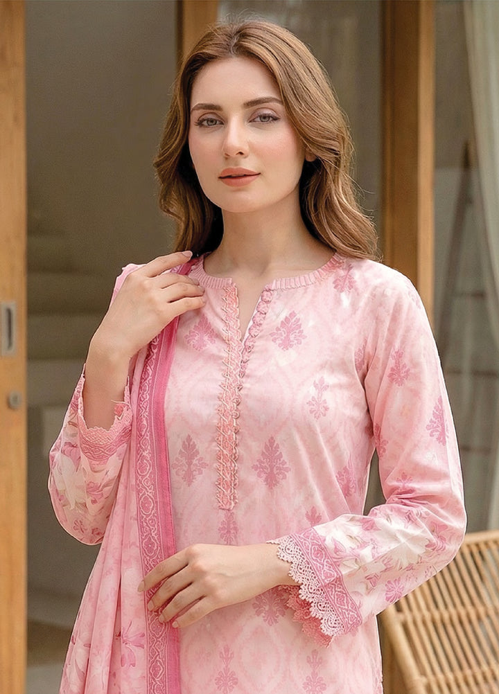 Summer Prints by Lakhany Unstitched Printed Lawn 3 Piece Suit LSM26USP LG-RL-0454 - Summer Collection