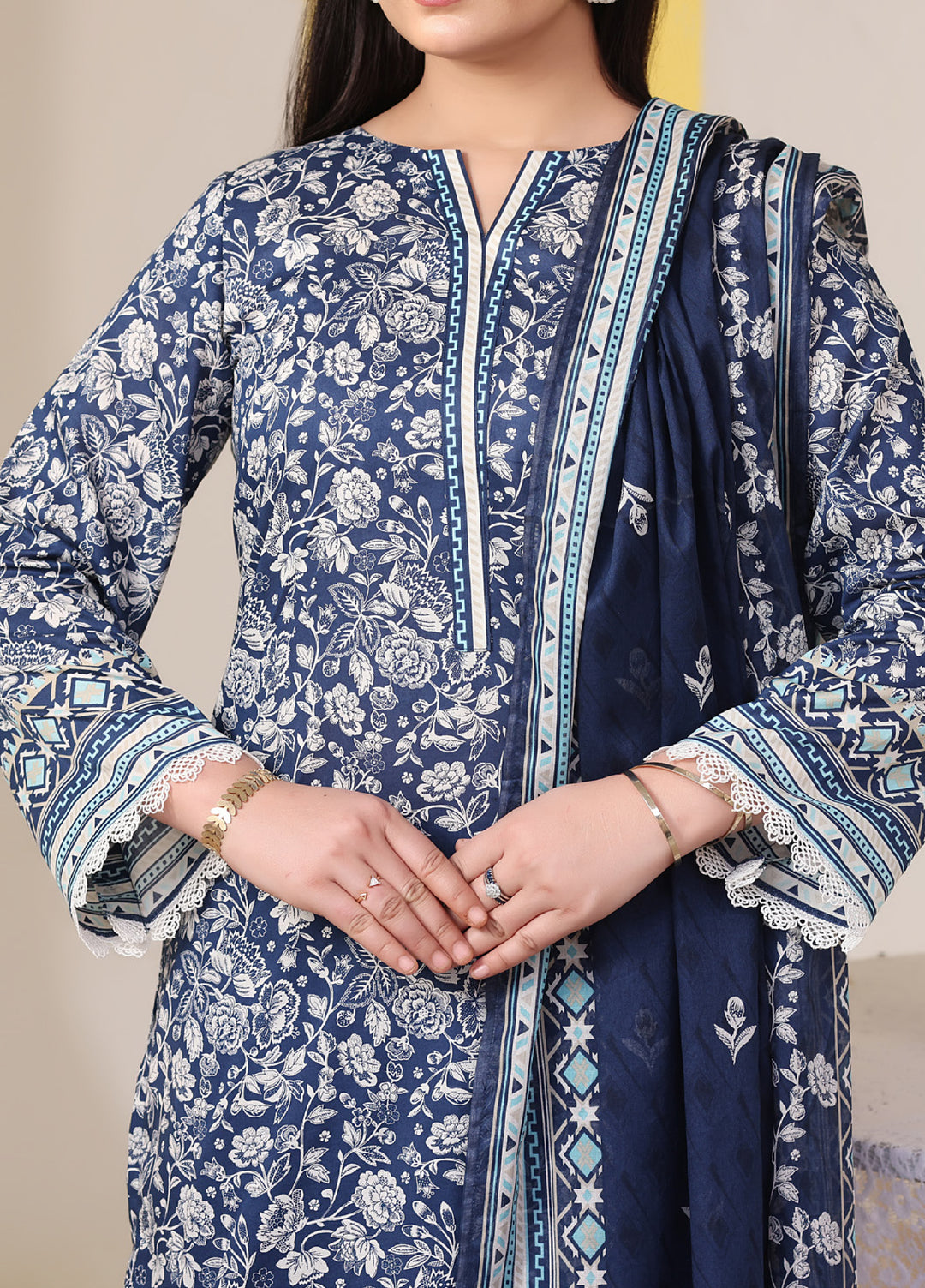 Daman Exclusive by VS Textiles Unstitched Printed Lawn 3 Piece Suit VS26UDE V2: 788 - Summer Collection