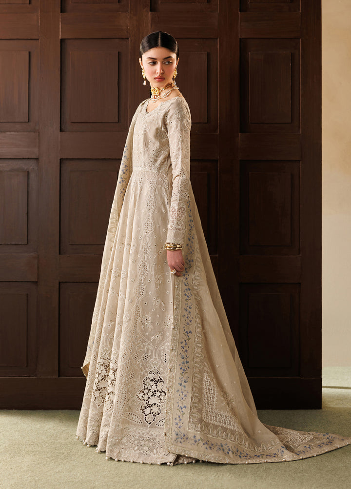 Baroque Unstitched Embroidered Lawn 3 Piece Suit BQ26ULE EL26-D03 - Eid Collection