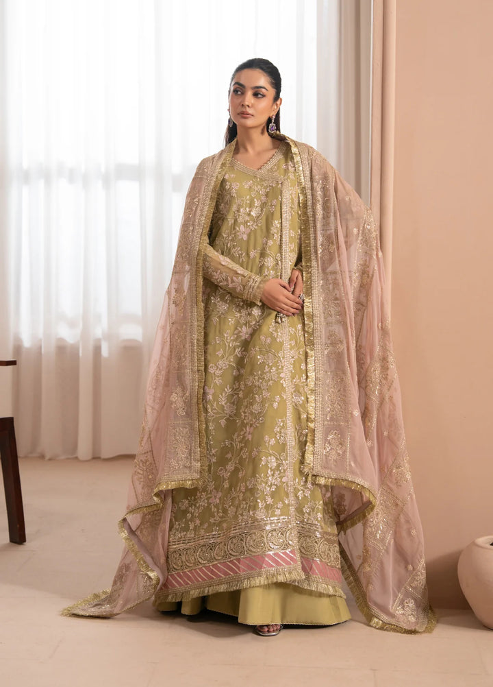Xenia Formals Unstitched Embroidered Chiffon 3 Piece Suit Nivvi XF-1158 - Festive Collection