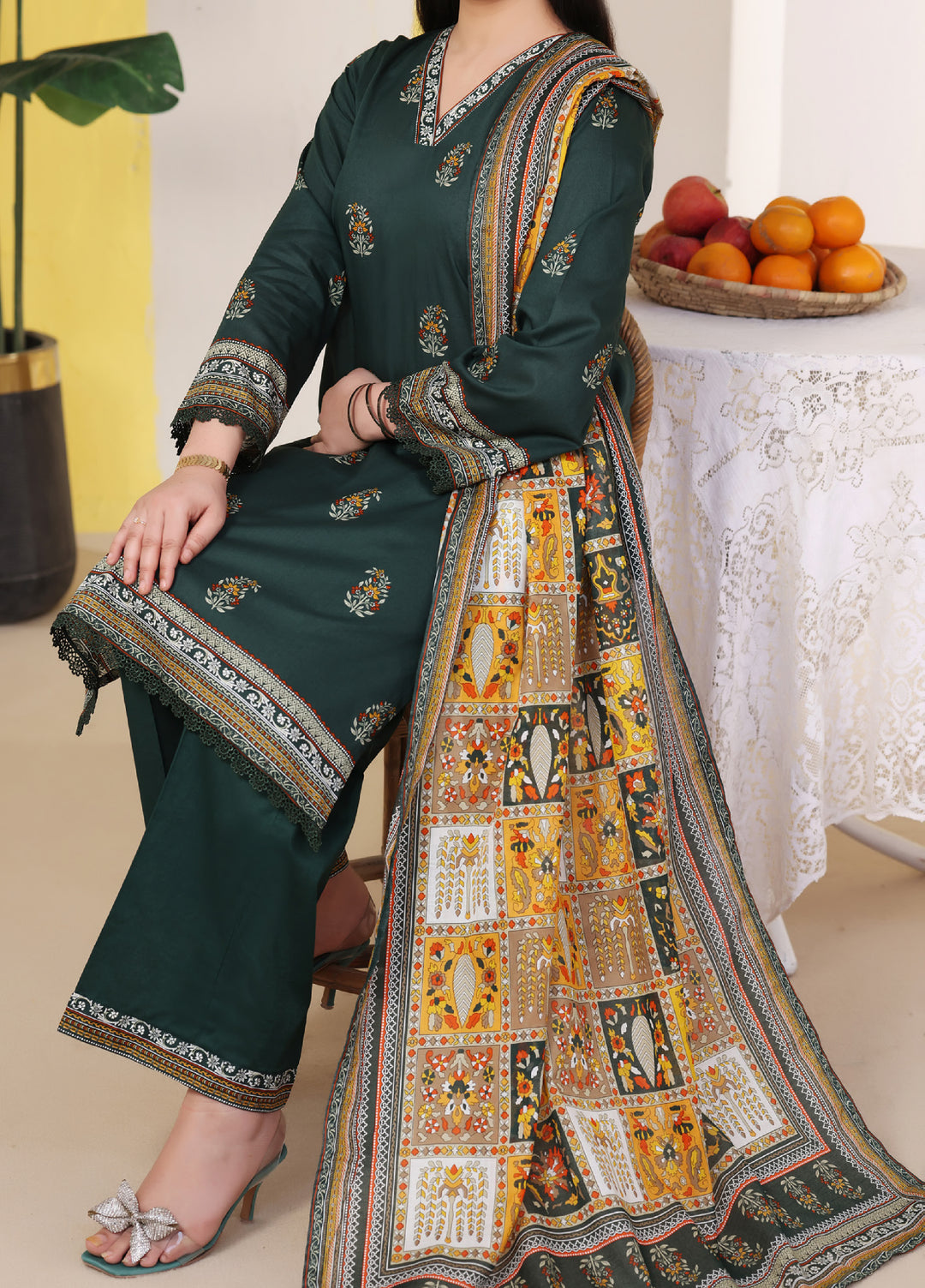 Daman Exclusive by VS Textiles Unstitched Printed Lawn 3 Piece Suit VS26UDE V2: 792 - Summer Collection