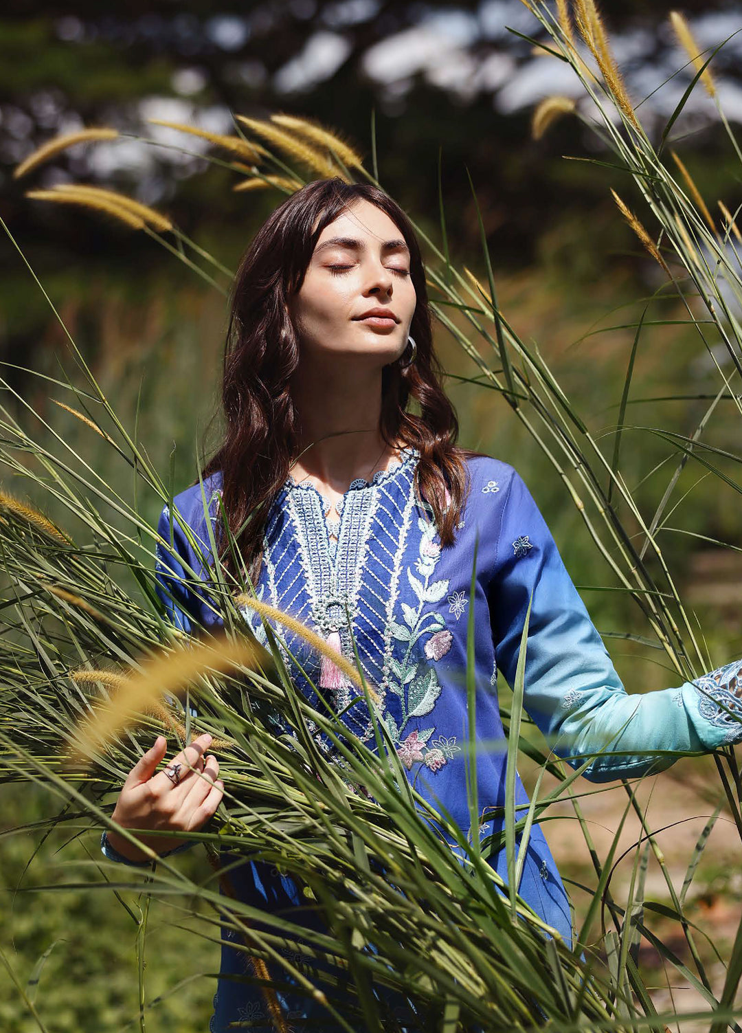 Solace by Mushq Unstitched Chikankari Lawn 3 Piece Suit MU26ULS Moonlit Ease MUNSS260205 - Festive Collection