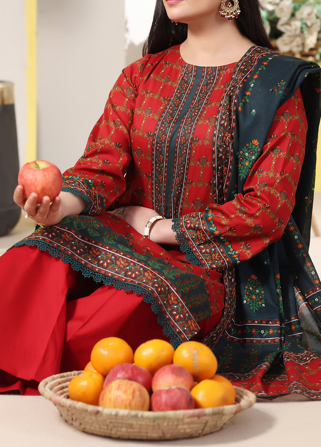 Daman Exclusive by VS Textiles Unstitched Printed Lawn 3 Piece Suit VS26UDE V2: 795 - Summer Collection