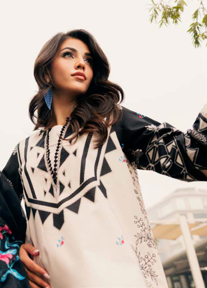 Infinity by Charizma Unstitched Embroidered Lawn 3 Piece Suit CHR26UIL IN6-04 - Casual Collection