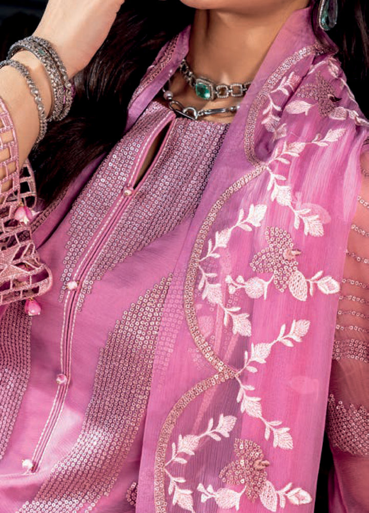 Aura by Zebtan Embroidered Chiffon Suits Unstitched 3 Piece ZB25AF AR-04 - Festive Collection