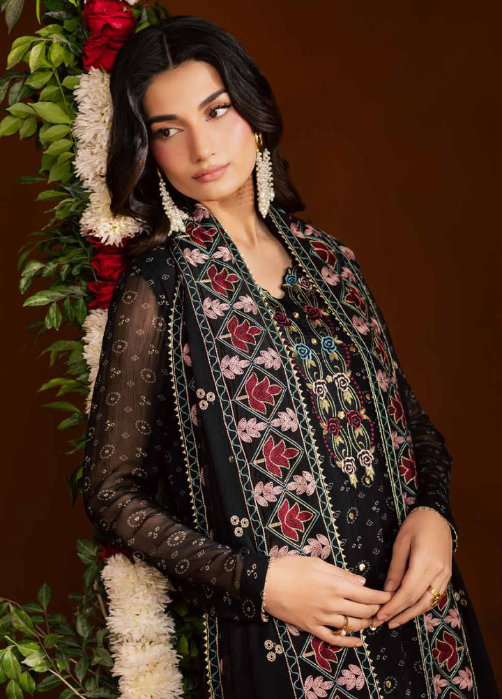 Mukeshkari by Nureh Unstitched Embroidered Chiffon 3 Piece Suit NU26UM MK- 24 - Festive Collection