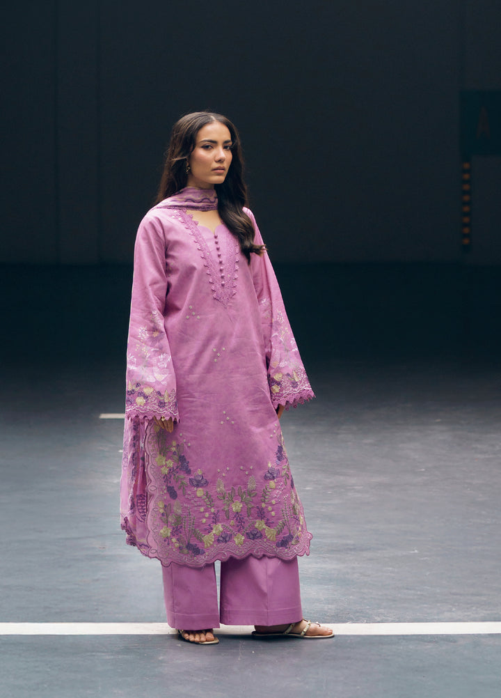 Zync by Florent Unstitched Embroidered Lawn 3 Piece Suit FL26ZU FZ-2A - Summer Collection