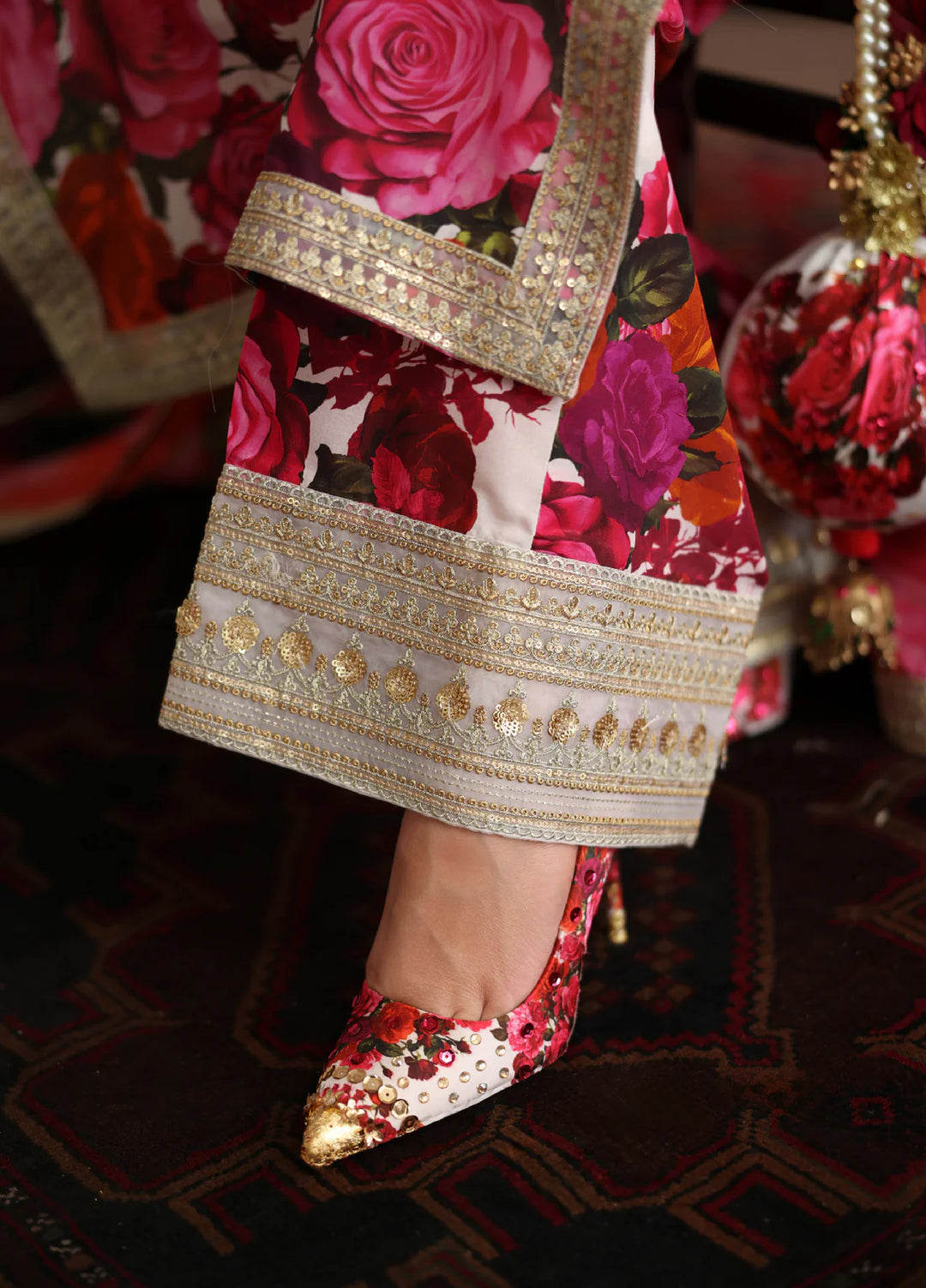 Rehana by Humjoli Pret Embroidered Lawn 3 Piece White Shine - Festive Collection