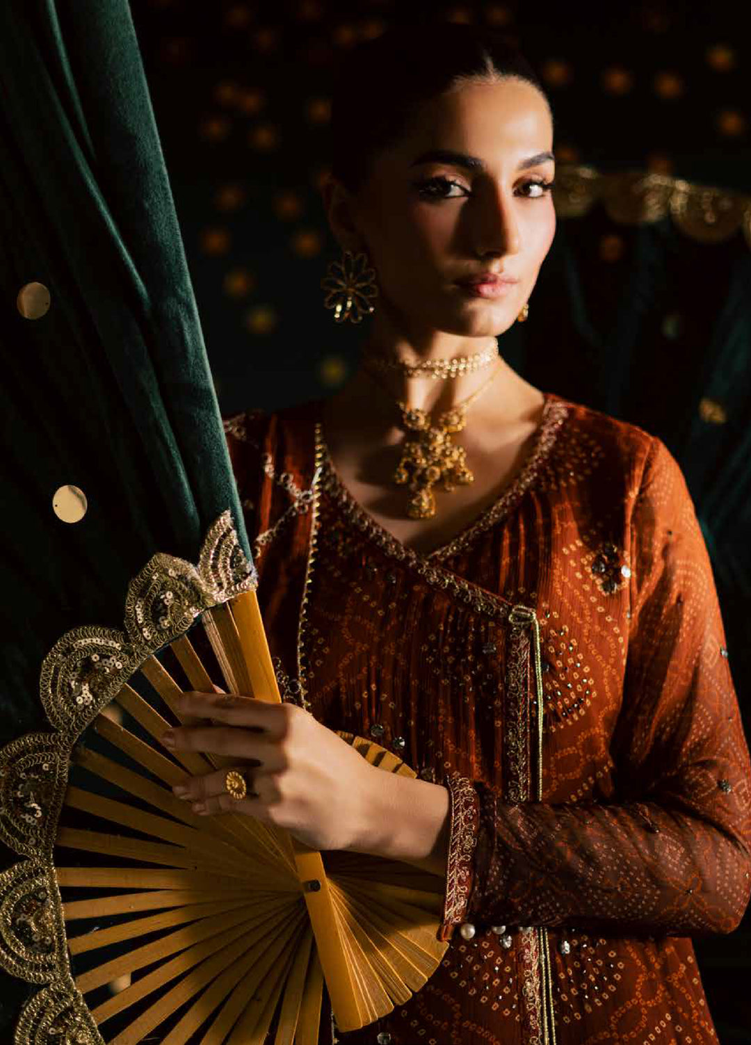 Mukeshkari by Nureh Unstitched Embroidered Chiffon 3 Piece Suit NU26UM MK- 19 - Festive Collection