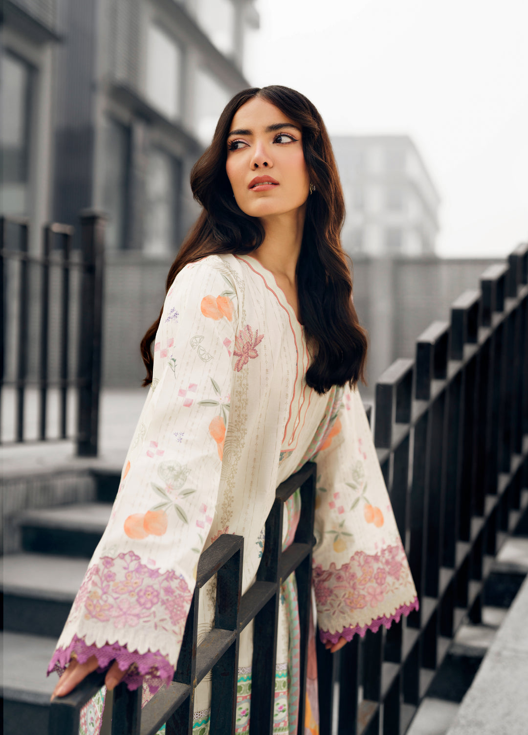 Zync by Florent Unstitched Embroidered Lawn 3 Piece Suit FL26ZU FZ-5A - Summer Collection