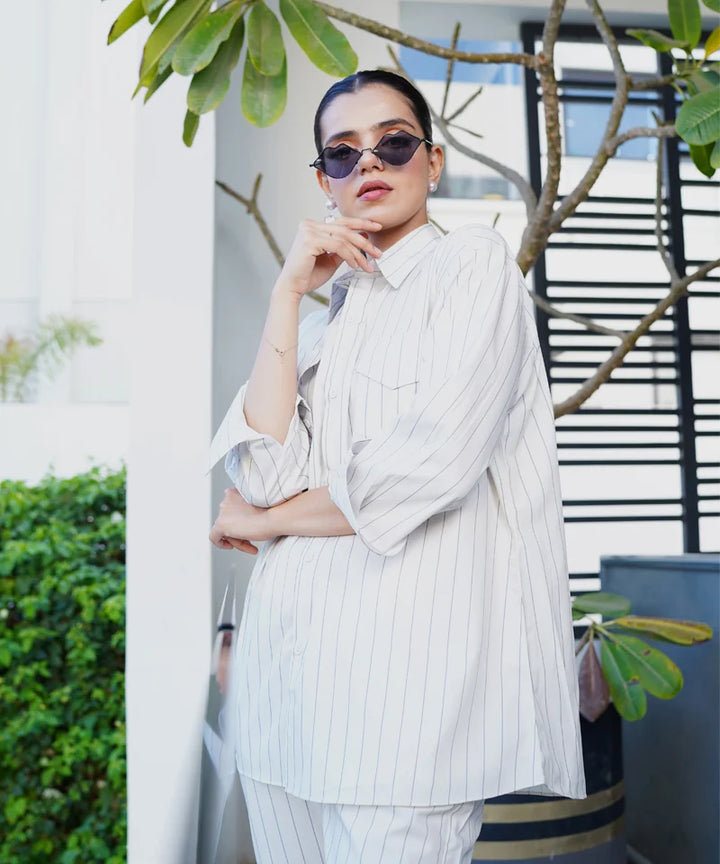 Dhaga Women Pret Printed 2 Piece Soft Crepe Basic Stripe DHLRC02 - Summer Collection