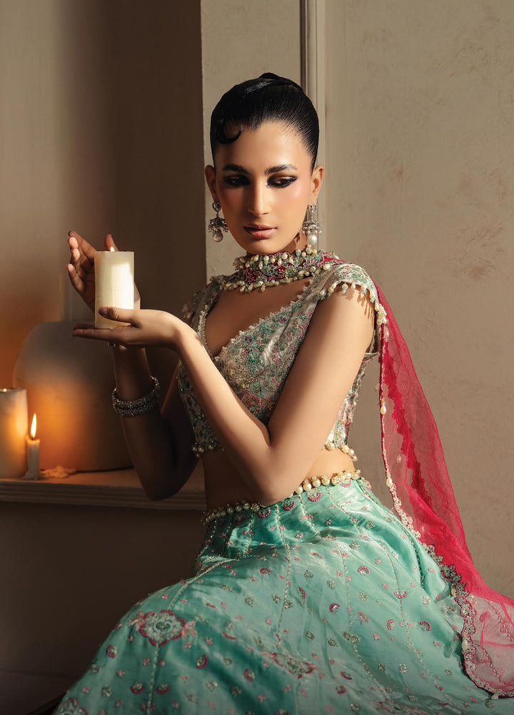 Luminara by Ayzel Unstitched Embroidered Zari Net 3 Piece Suit AAF26UWL AYAL AYZ-176 - Wedding Collection