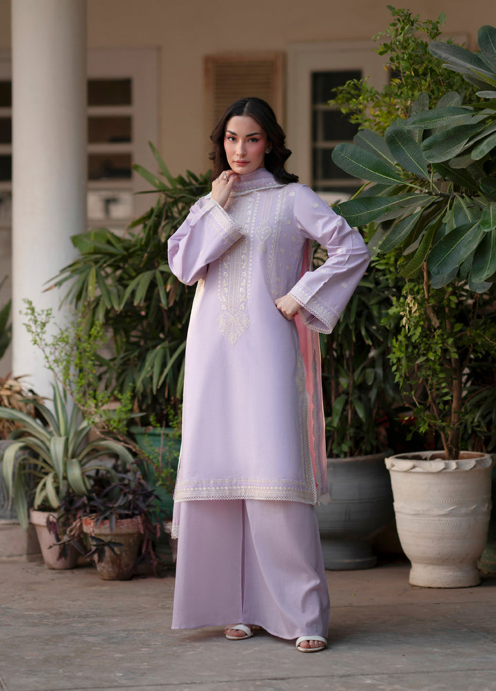 Ember by Mahnur Unstitched Lawn Embroidered 3 Piece Suit MN26UE EM-009 - Summer Collection