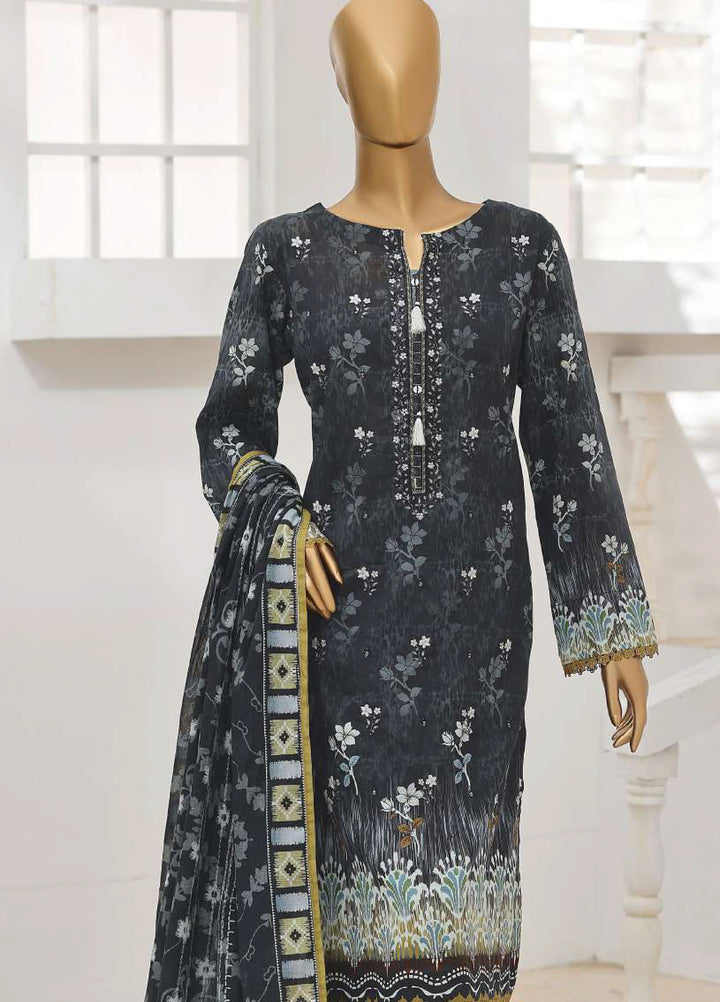 Zouk by HZ Textiles Unstitched Printed Lawn 3 Piece Suit HZ26UZL ZEC-1160 - Casual Collection
