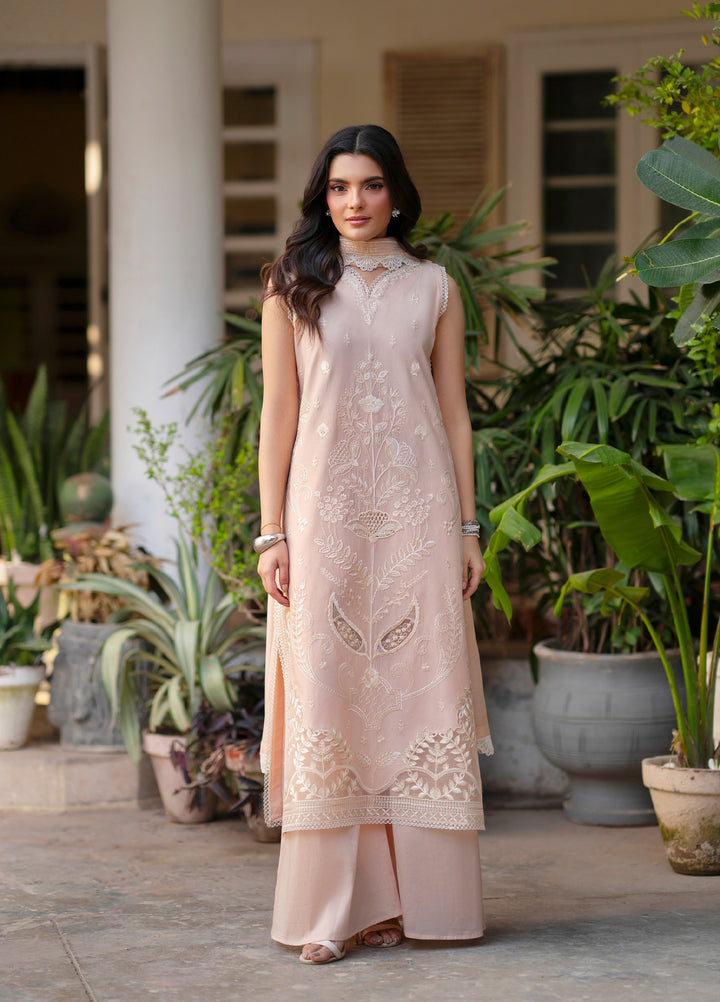 Ember by Mahnur Unstitched Lawn Embroidered 3 Piece Suit MN26UE EM-002 - Summer Collection