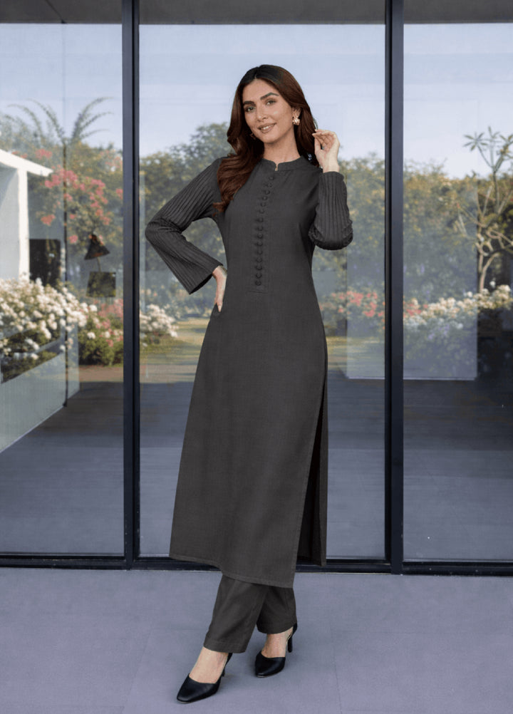 Silcot Women Pret Solids Linen 2 Piece Suit Urban Loom - Summer Collection