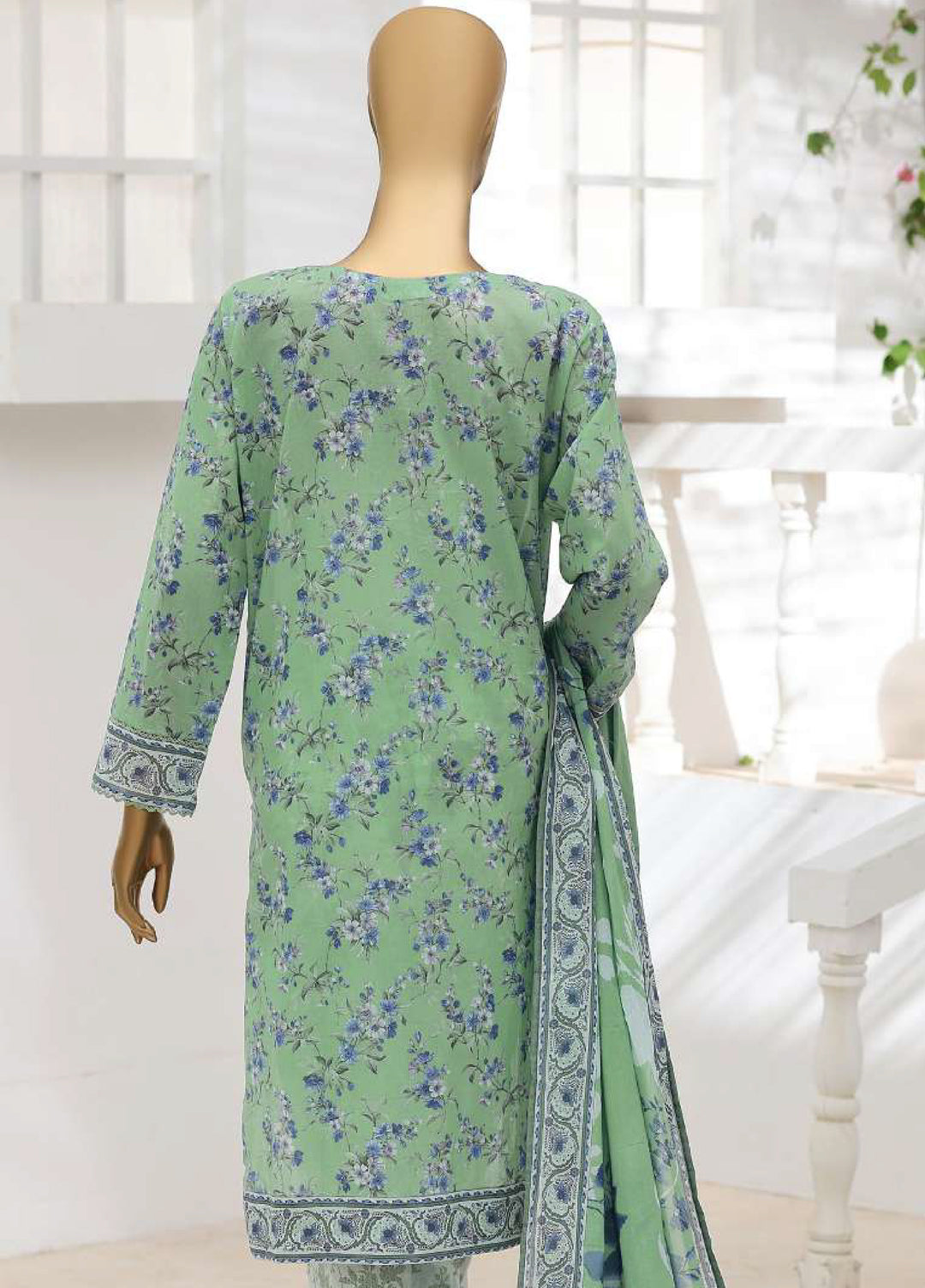 Zouk by HZ Textiles Unstitched Printed Lawn 3 Piece Suit HZ26UZL ZEC-1173 - Casual Collection