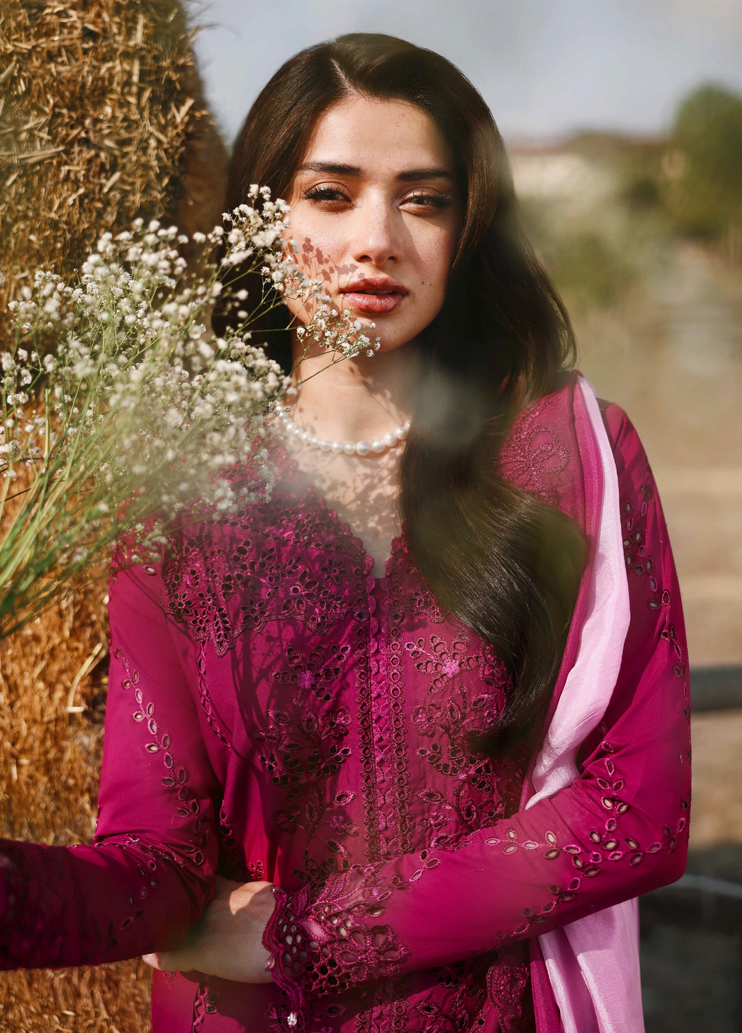 Azure Unstitched Embroidered Luxury Lawn 3 Piece Suit AZ26UAL 79 Barbella - Eid Collection