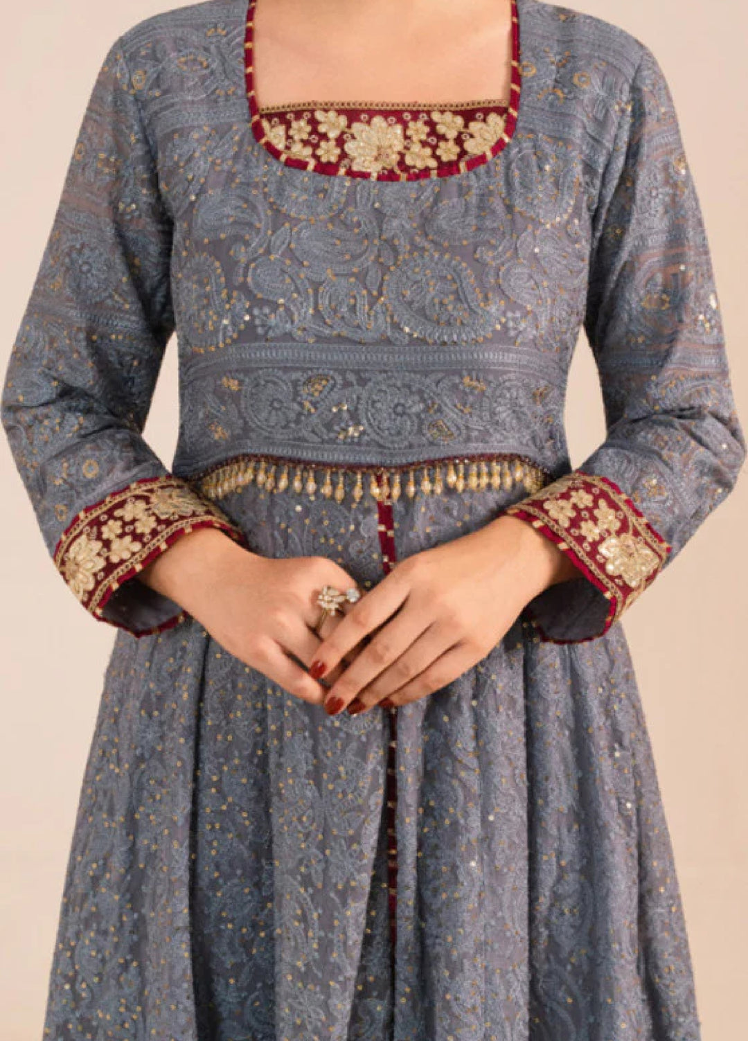 Zaaviay Lavender Breeze Chikankari Suits Pret 3 Piece Festive Collection